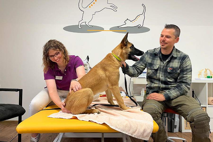 Besuch von angehender Diensthündin „Nova“