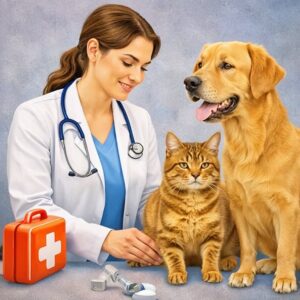 Erste-Hilfe-Kurs bei Hund und Katze <br> <span>Dienstag, 14.04.2026</span>